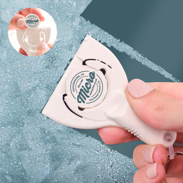 Biodegradable Ice Scraper Trolley Coin Keyring